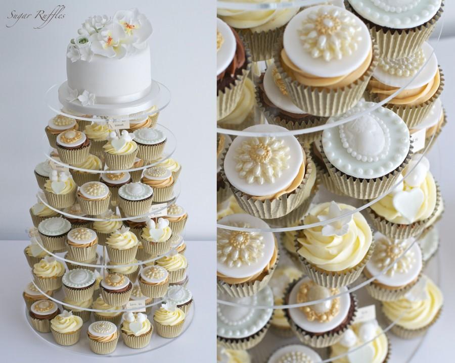 Hochzeit - Cupcake Tower