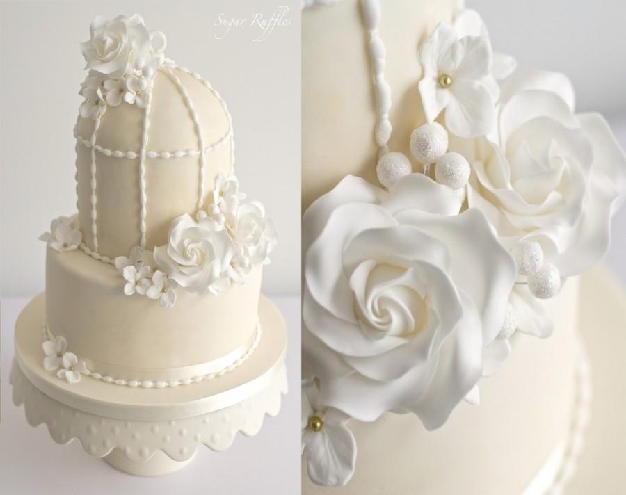Hochzeit - Birdcage Wedding Cake