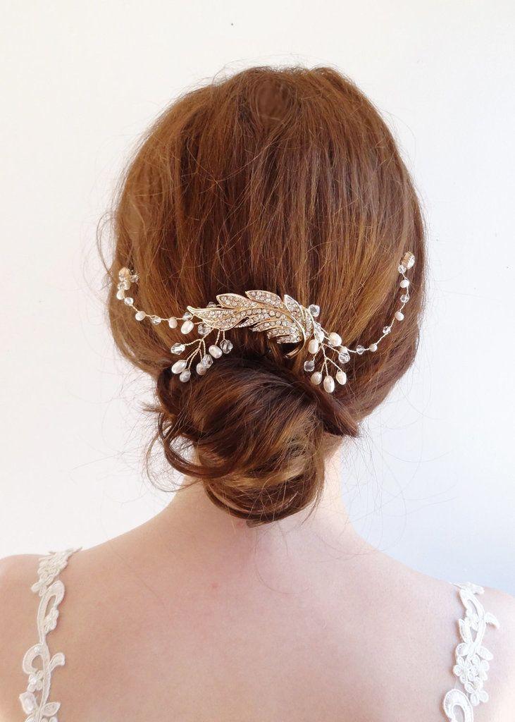 Hochzeit - The Best Bridal Hairpieces From Etsy (All Under $100!)