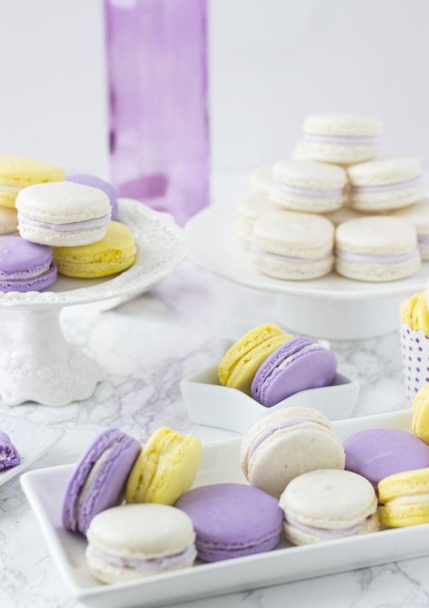 Свадьба - Lavender Honey Macarons