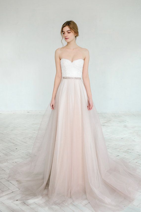 زفاف - Blush Wedding Gown // Dahlia // 2 Pieces