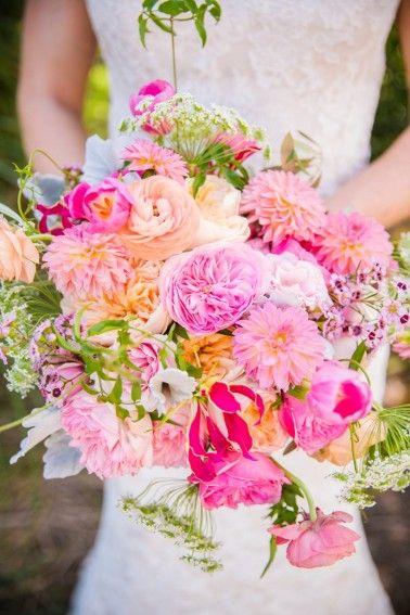 Свадьба - Colorful Pink & Orange Charleston Wedding
