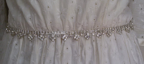 زفاف - Wedding sash belt, Wedding accessories, Bridal sash, Sash belt, Bridal belt, Crystal bridal sash, Satin ribbon with crystal and rhinestone,