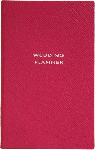 Hochzeit - Smythson Wedding Planner Panama Notebook-Pink