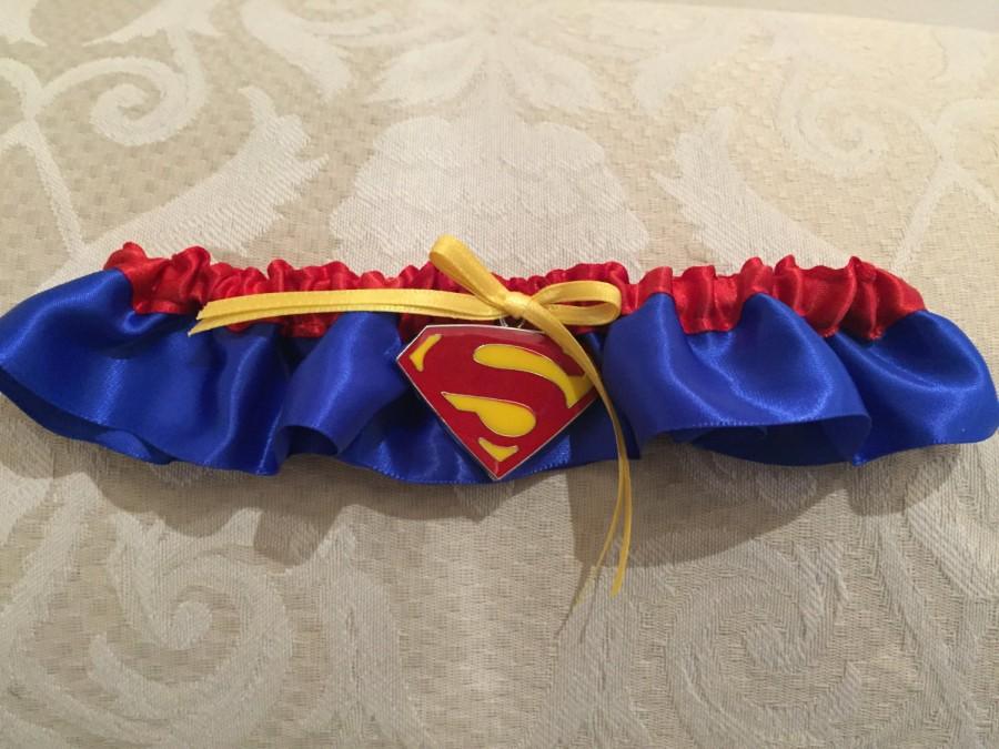 زفاف - Superman garter
