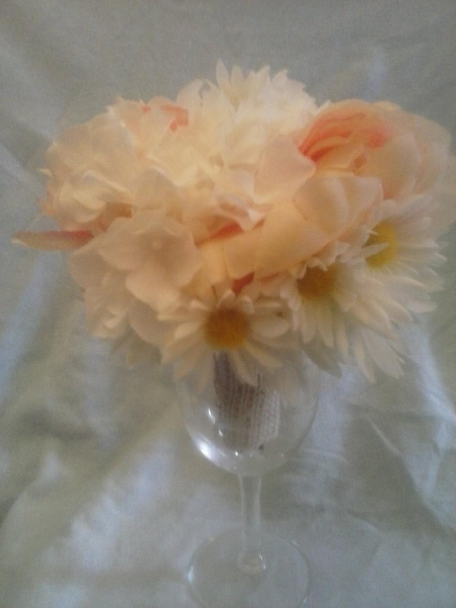 زفاف - Small Silk Bridal Bouquet