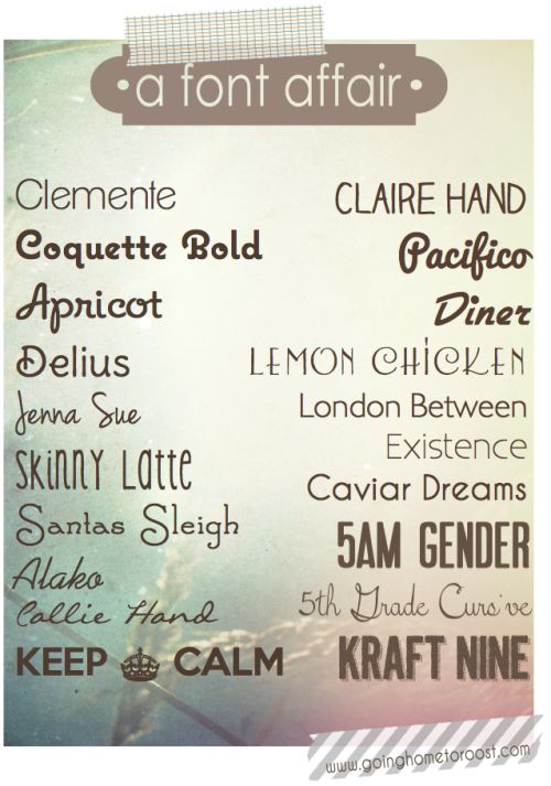 Mariage - Search Results  »  Font Affair