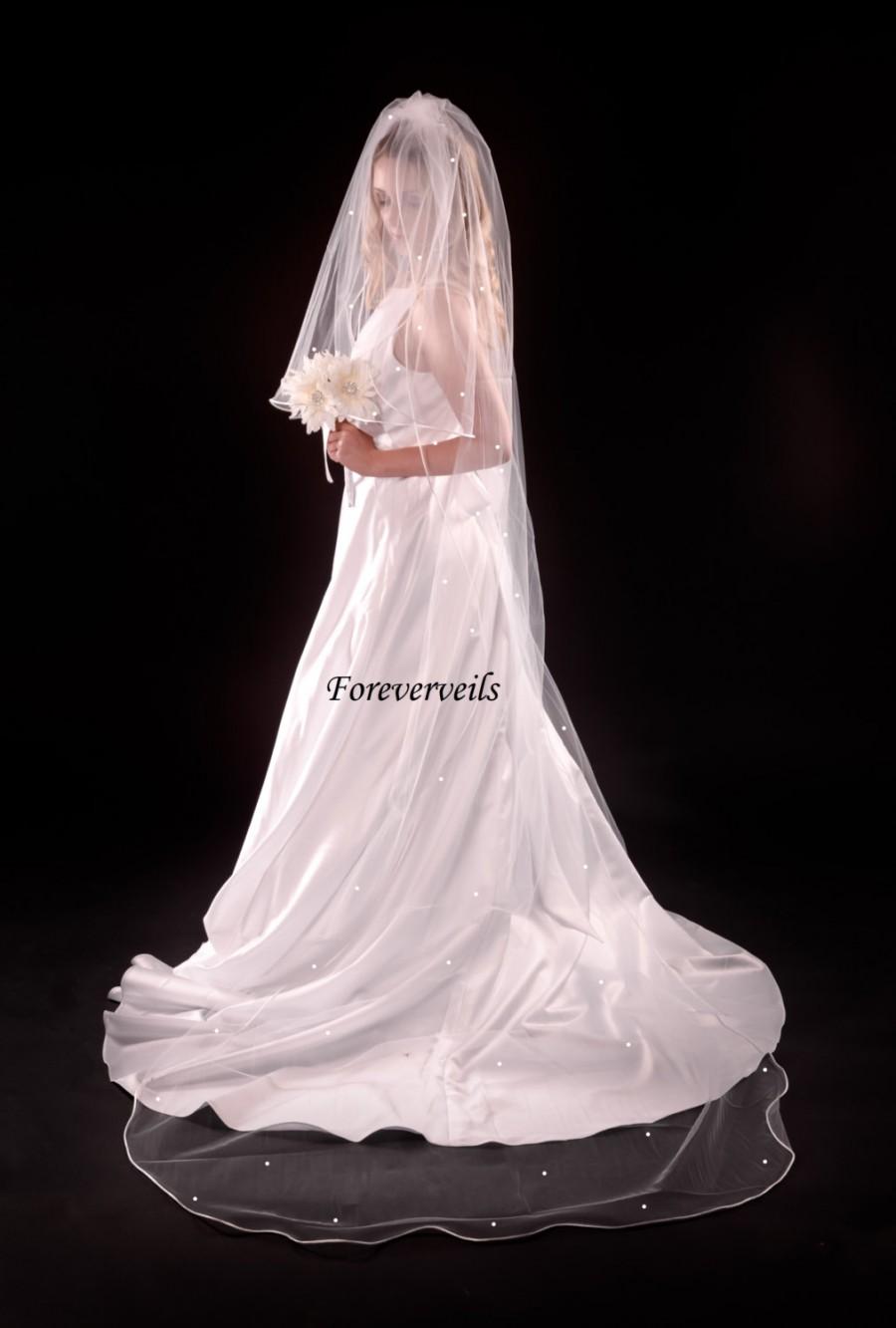 2 tier cathedral veil ivory