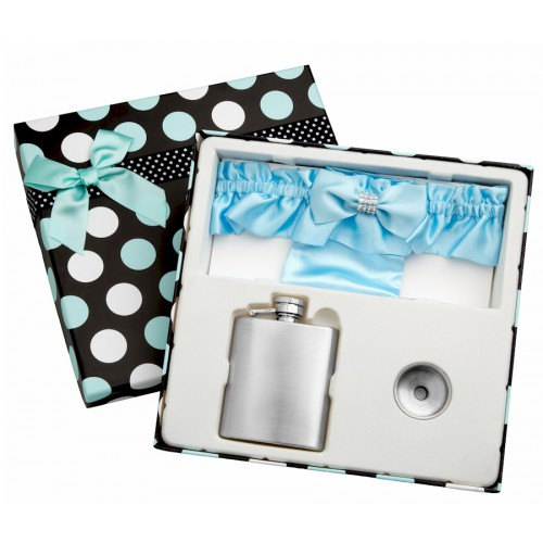Wedding - 3oz Garter Belt Flask in Gift Box