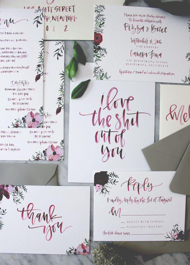 Wedding - Moody Floral And Burgundy Suite