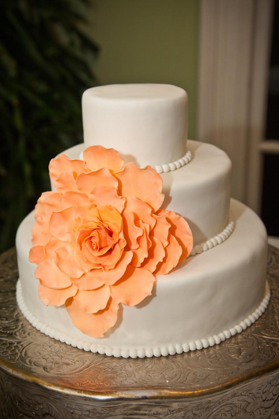 زفاف - Large Gumpaste  Flower for Wedding Cakes, DIY wedding cake
