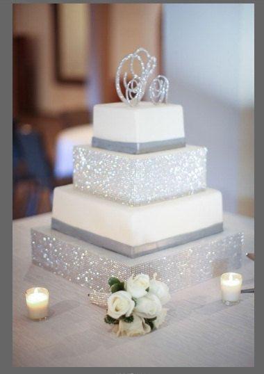 Свадьба - Monogram Cake Toppers - Swarovski Crystal Monogram Initial Cake Topper Set- Glitz And Glam