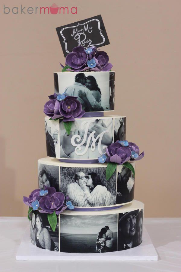Wedding - Photo Wedding Cake