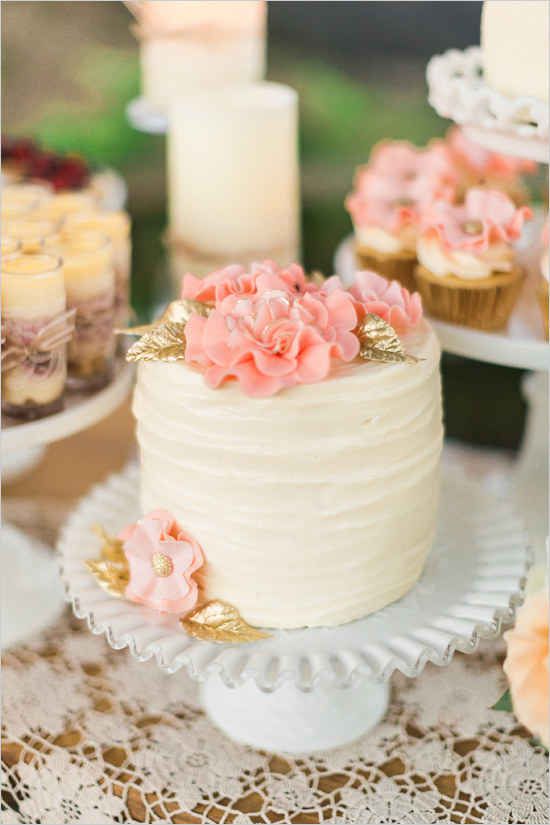 Hochzeit - 24 Spectacular One-Tier Wedding Cakes