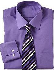 Mariage - Design Your Own Purple Dress Shirts Among Lot Of Style Details