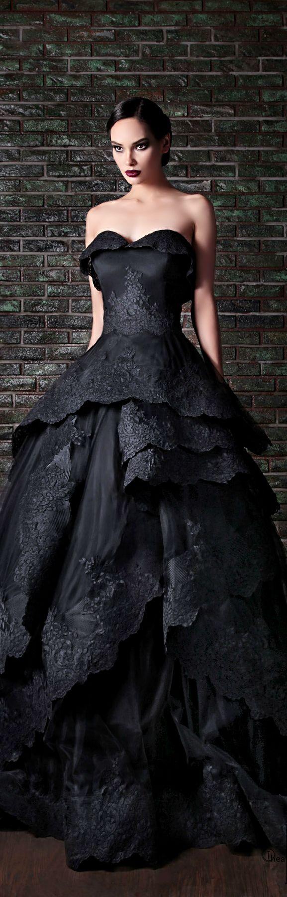 Hochzeit - Beautiful Black Wedding Dresses