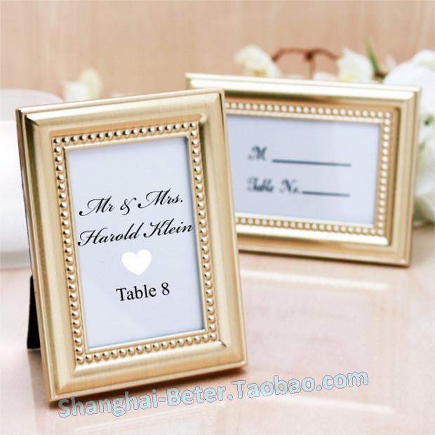 Hochzeit - Golden Photo Frame/Place Holder Wedding Reception WJ015/B