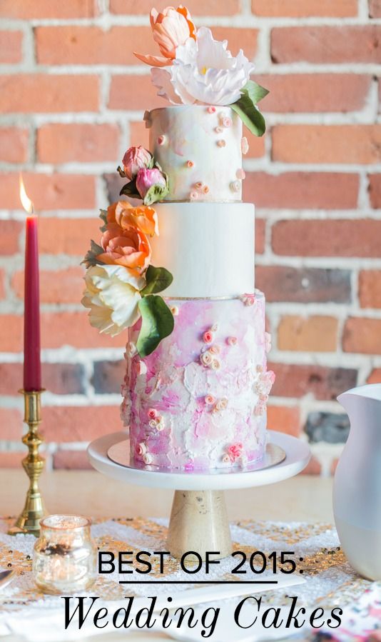Hochzeit - Best Of 2015: Wedding Cakes