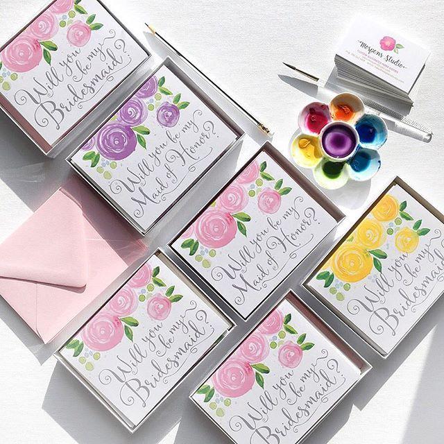 زفاف - Michelle Mospens On Instagram: “March You Look Pretty!  Custom Coral Rose Watercolor Art Print Headed Off To Live With A Stylish Young Lady Named Rose. …”