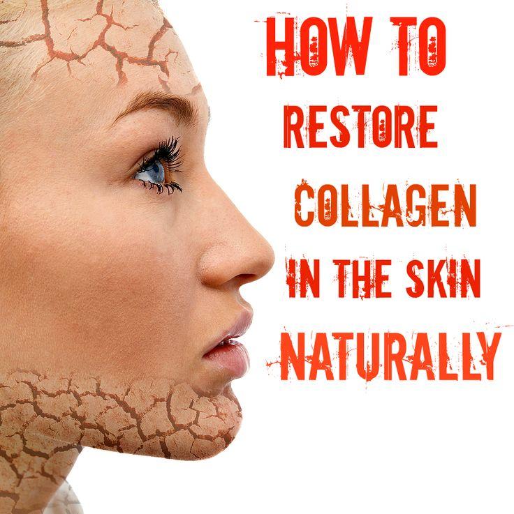 Hochzeit - How To Restore Collagen In The Skin Naturally