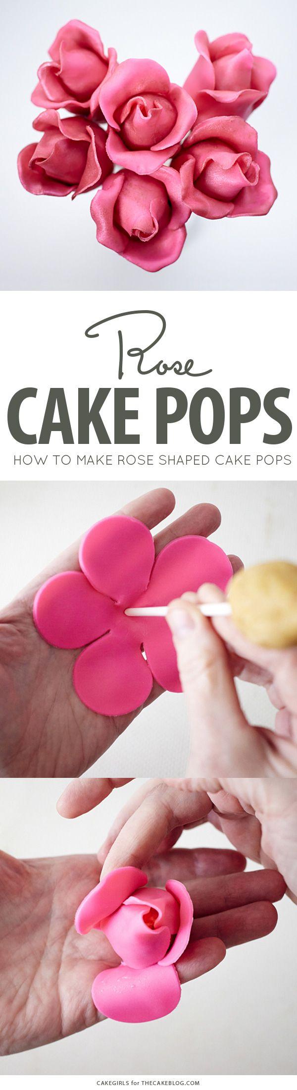 Свадьба - DIY Rose Cake Pops