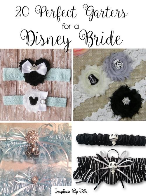Mariage - 20 Perfect Garters For A Disney Bride