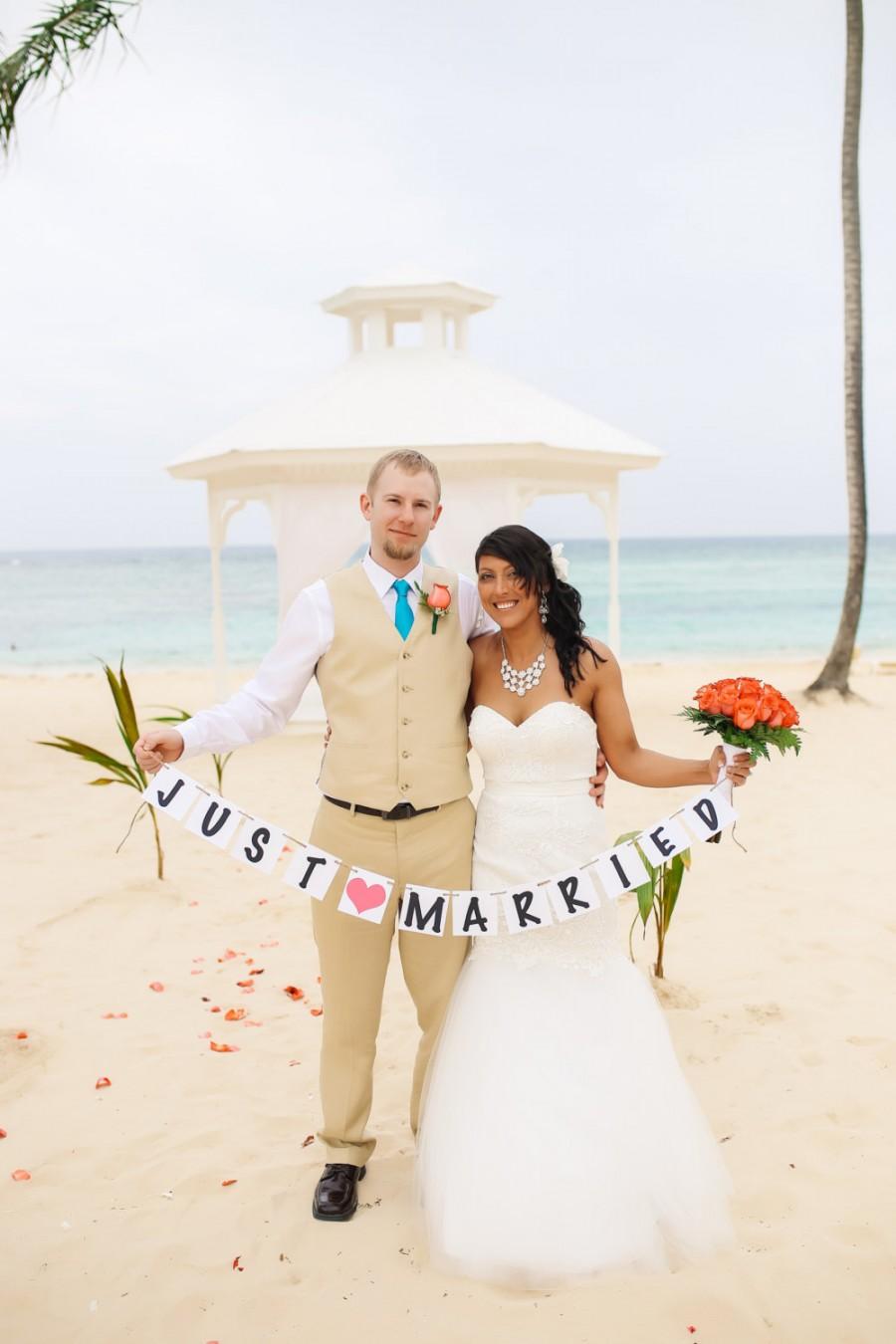 زفاف - Just Married Banner