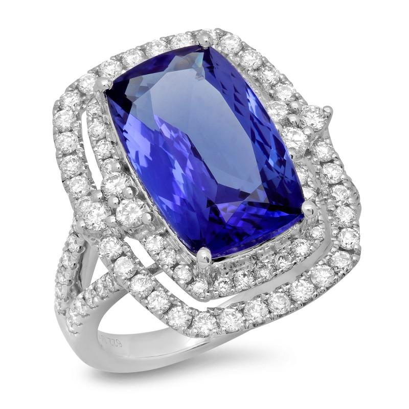 Mariage - 6.22 carat Tanzanite & Diamond Ring by Raven Fine Jewelers