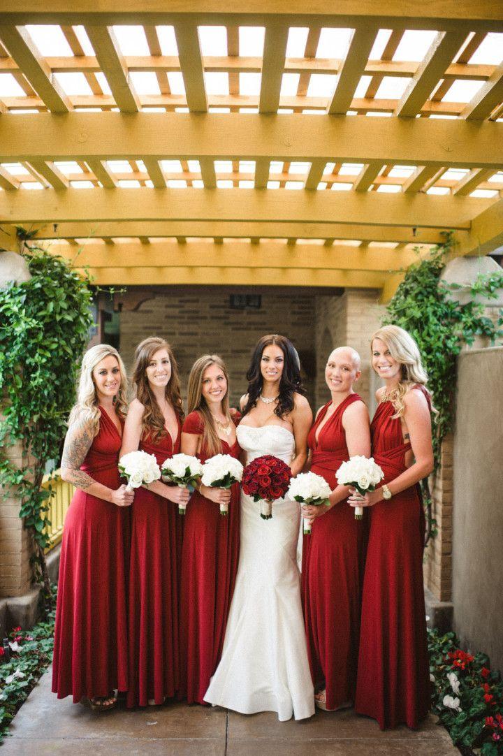 زفاف - Romantic Scarlet Red California Wedding