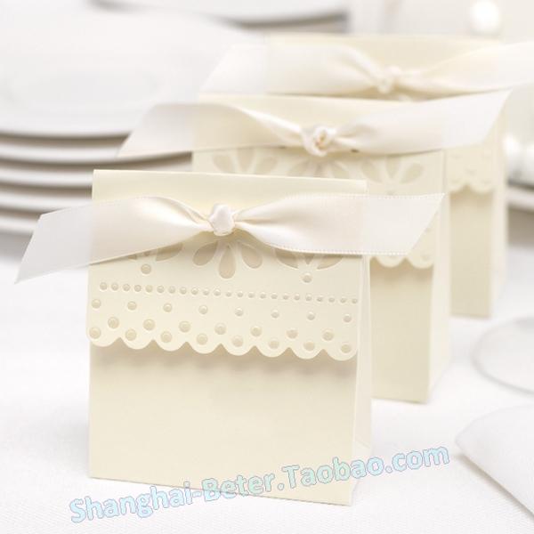 Mariage - 12pcs婚礼小礼物 生日庆生布置 香槟喜糖盒子TH003单身派对糖果盒