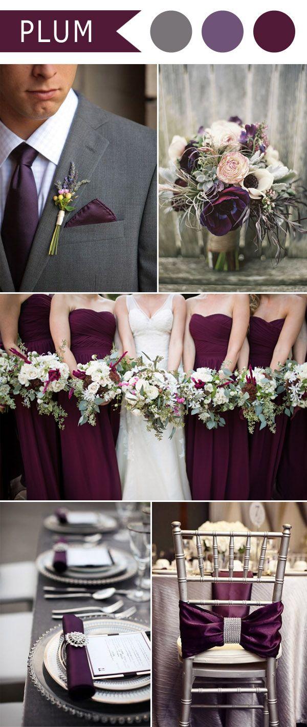 Hochzeit - 5 Different Shades Of Purple Wedding Colors