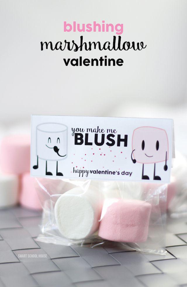 Hochzeit - Blushing Marshmallow Valentine - Smart School House