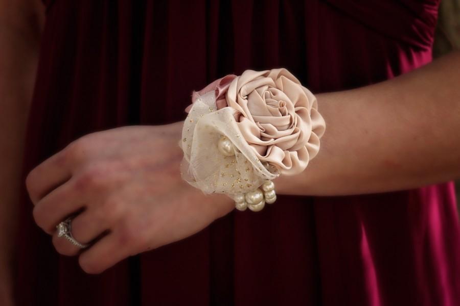 زفاف - Fabric Wedding Corsage 