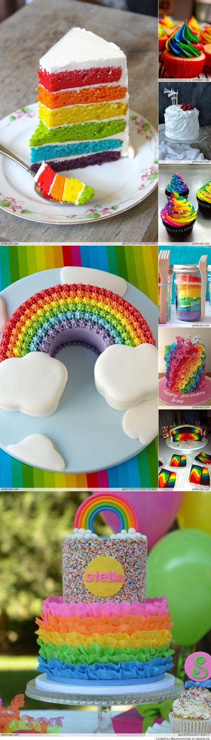 Свадьба - Loving Right Now - Rainbow Baking Inspiration!