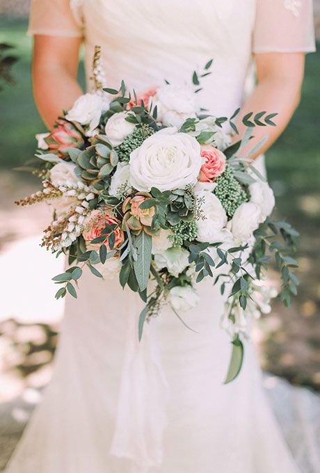Свадьба - Wedding Bouquets With Roses
