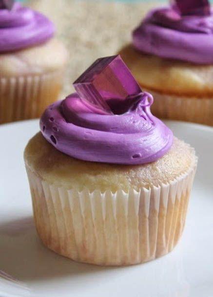 زفاف - Grape Jello Shot Cupcakes