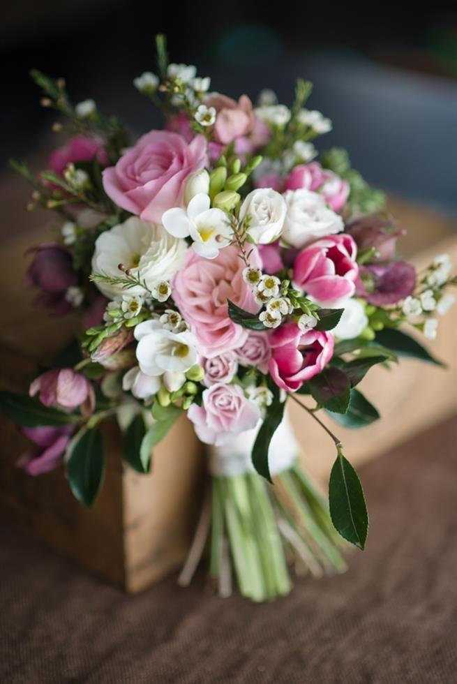 زفاف - Bridal Bouquet Recipe ~ A 'Just-Picked' Posy Of Pinks