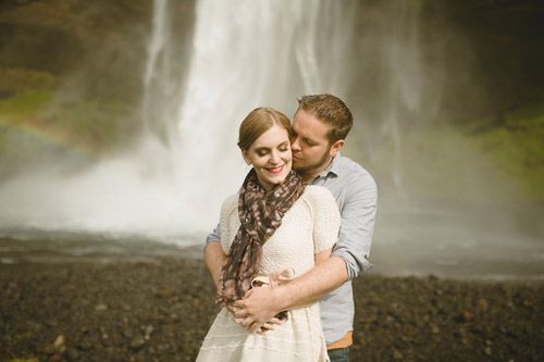 Свадьба - Caroline And Ben's Iceland Engagement Photo Shoot