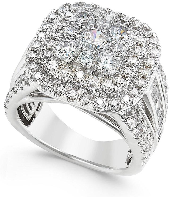 زفاف - Diamond Ring (3 ct. t.w.) in 14k White Gold