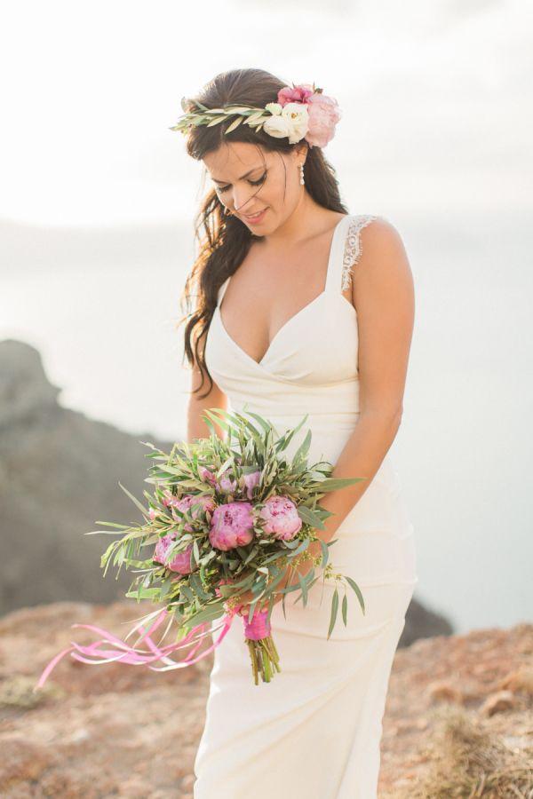 Hochzeit - Elopement In Santorini Island