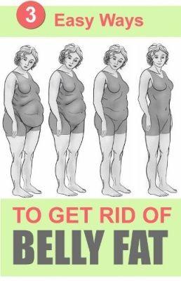 Hochzeit - 3 Easy Ways To Get Rid Of Belly Fat