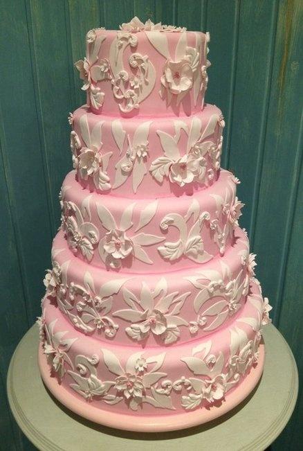 زفاف - Big Pink Cake!!!