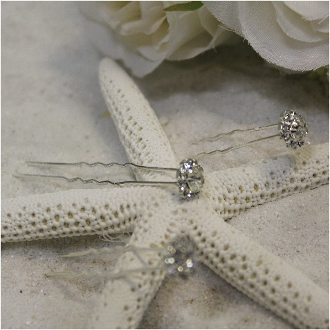 Wedding - Glamorous rhinestone wedding hair pins