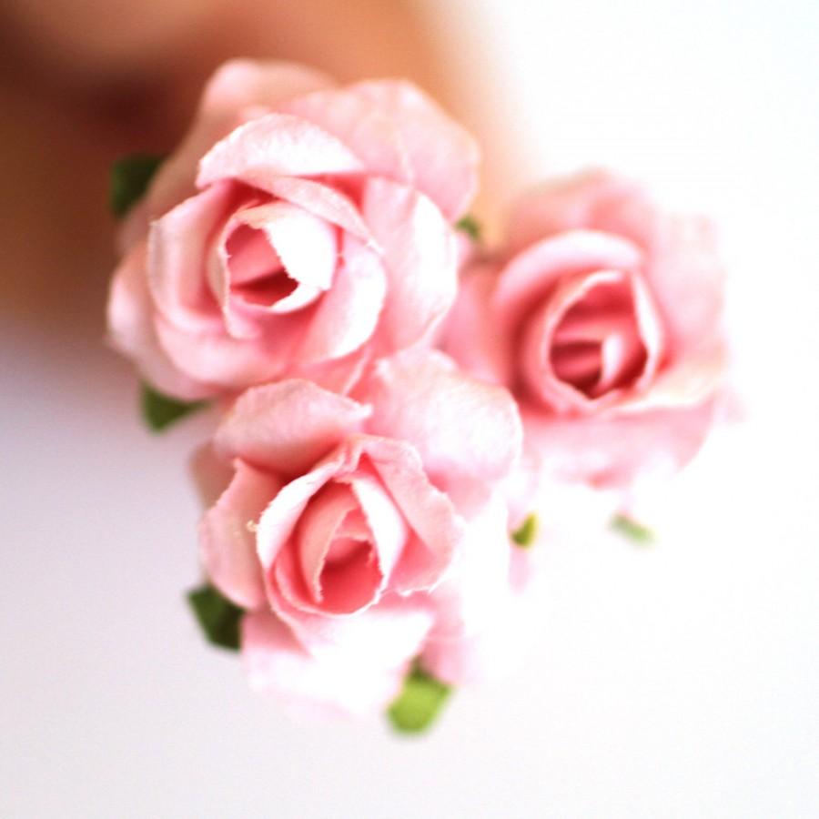 Blushing Pink Roses, Bridal Hair Accessories, Bohemian Wedding Hair