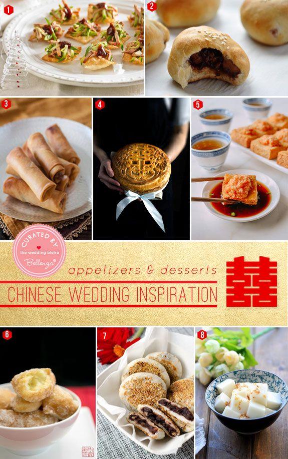 زفاف - Scrumptious Appetizers   Desserts: A Modern Chinese Wedding!