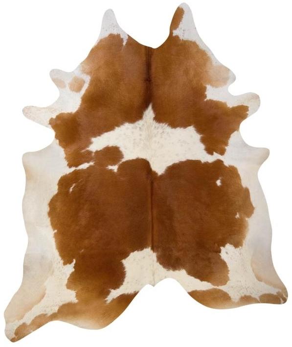Wedding - Cowhide Rug Brown and White 