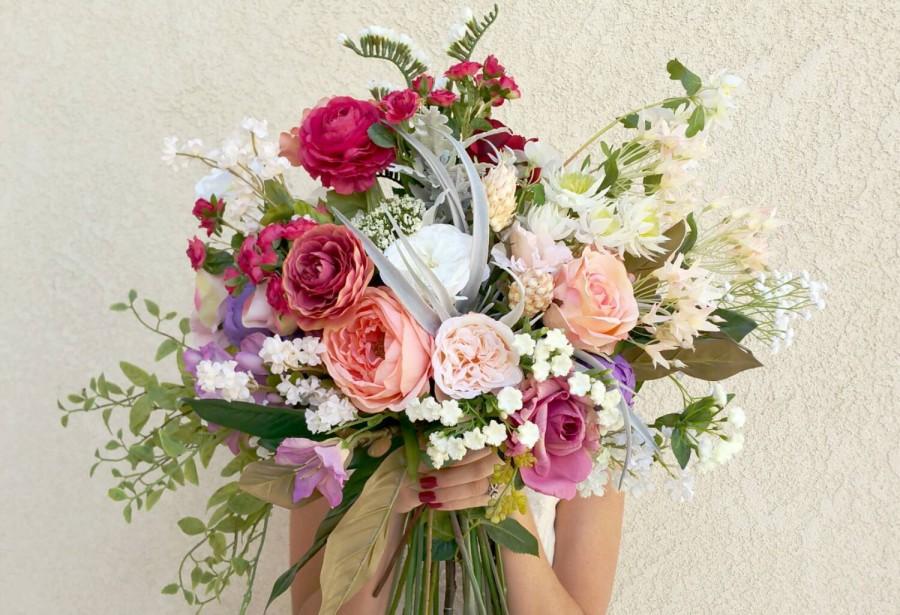 زفاف - Wedding Bouquet, Bridal Bouquet, Silk Bouquet, Succulent Bouquet, Floral Bouquet, Flower Bouquet, Alternative Bouquet, Keepsake Bouquet