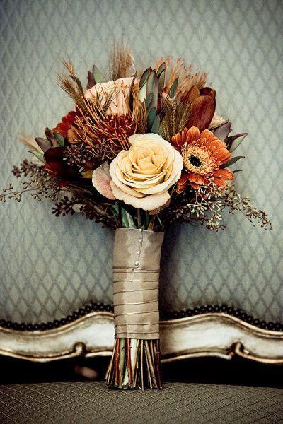 Свадьба - 30 Fall Wedding Bouquets