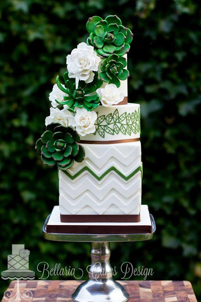 Свадьба - 25 Wedding Cake Inspiration With Striking Details