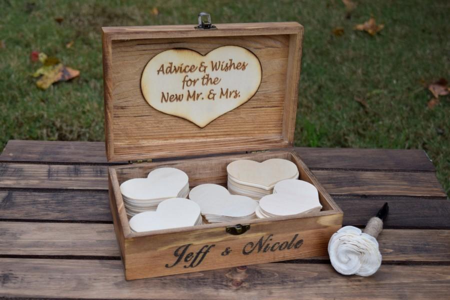 Wedding - Guest Book Alternative - Wedding Guest Book - Unique Guest Book - Personalized Wedding Guest Book - Wood Wedding Guest book - Wishing Well